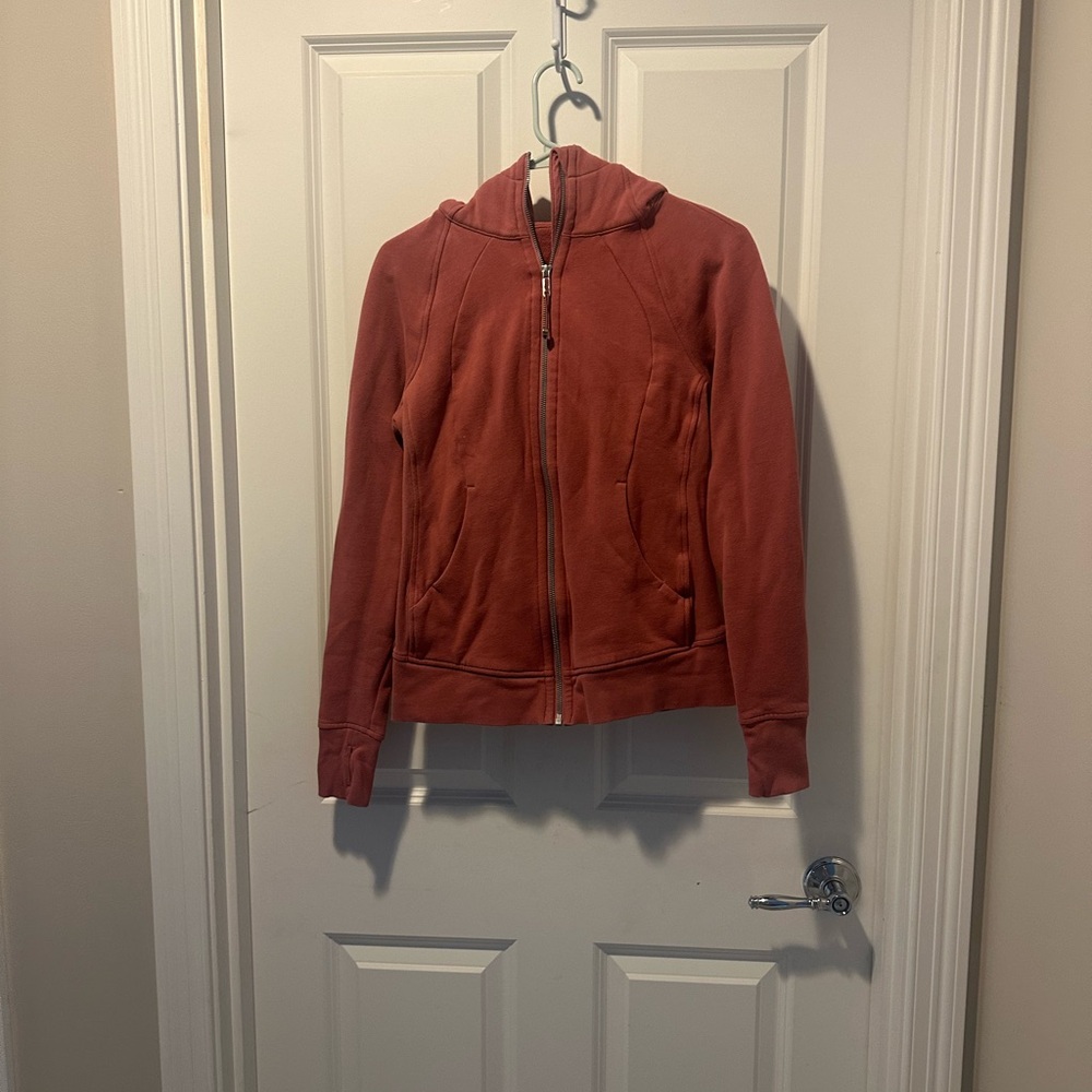 Lululemon Dark Mauve Scuba Zip-Up Hoodie